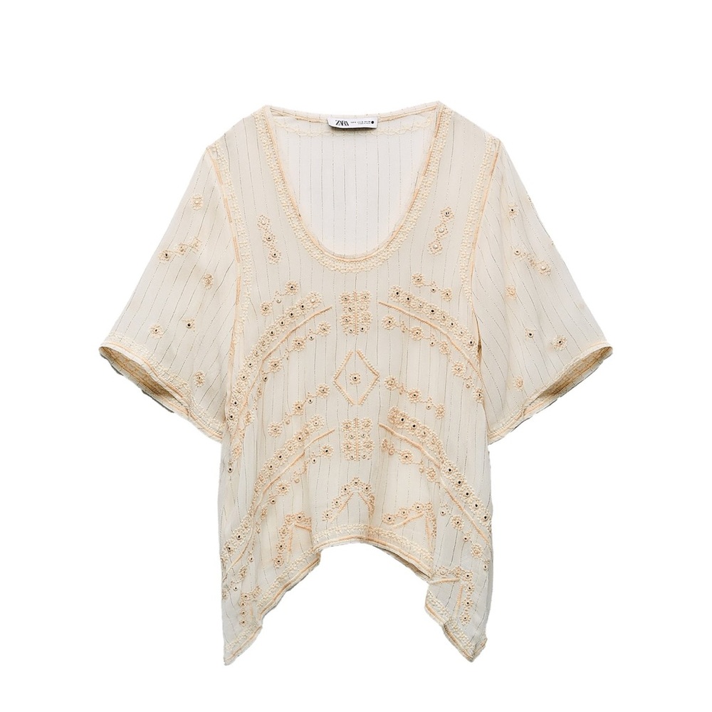 Long embroidery shirt